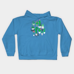 Cats Among the Cactus Kids Hoodie